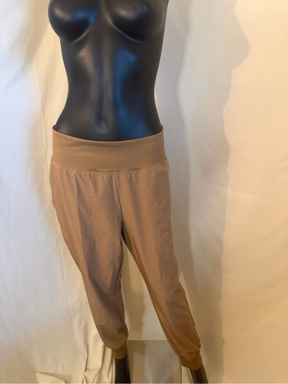 DSG- Women's Tan Jogger Pants - Lightweight Casual